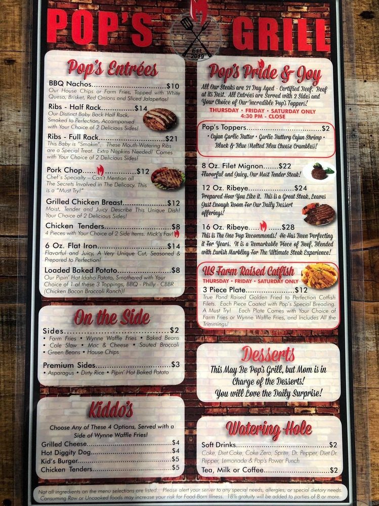 Pop’s Grill